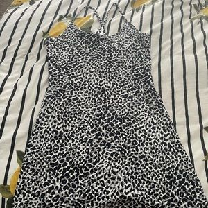 Outdoor Voices Exercise Dress Snow Leopard Size Medium